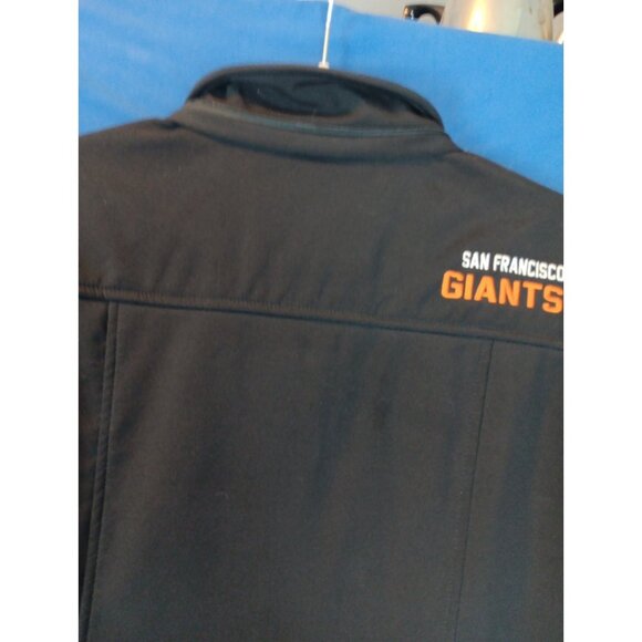 San Francisco Giants MLB Mens XL Black Jacket 2 Pockets G-III Sports/ Carl Banks - Picture 8 of 11